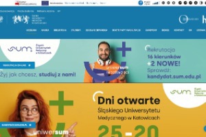 Medical University of Silesia, Katowice Website