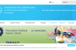 Poznan University of Medical Sciences Website