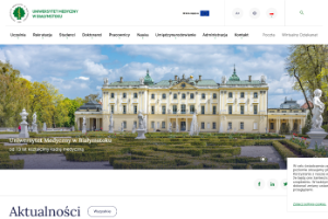 Medical University of Bialystok Website