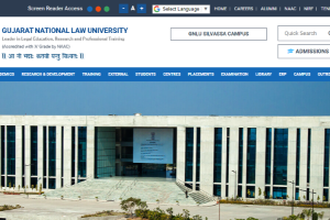 Gujarat National Law University Website