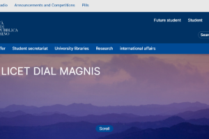 University of the Republic of San Marino Website