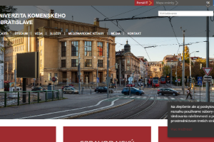 Comenius University in Bratislava Website