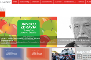 University of Ljubljana Website