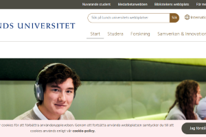 Lund University Website