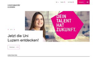 University of Lucerne Website