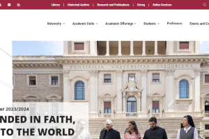 Pontifical Gregorian University Website