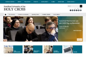 Pontifical University of the Holy Cross Website