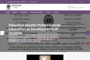 University of Yaounde I Website