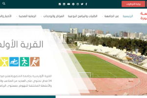 Mansoura University Website