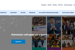 Nile University Website