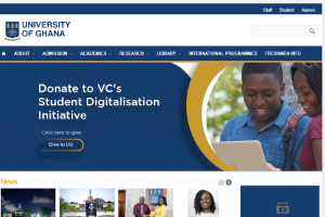 University of Ghana Website