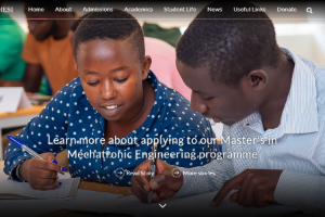 Ashesi University College Website