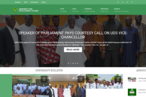 University for Development Studies Website