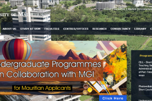 University of Mauritius Website