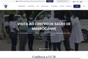 Catholic University of Mozambique Website