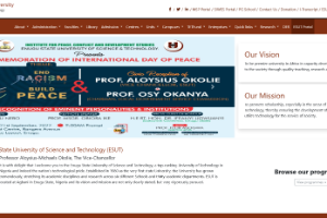 Enugu State University of Science and Technology Website