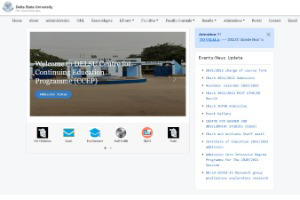 Delta State University, Abraka Website