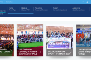 Puntland State University Website