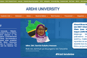 Ardhi University Website