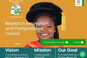 Women's University in Africa Website