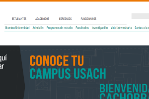 University of Santiago de Chile Website