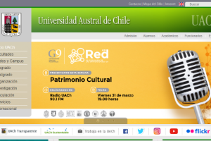 Austral University of Chile Website