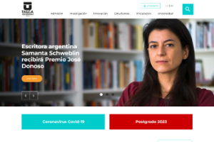 University of Talca Website