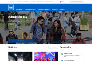 University of Antofagasta Website