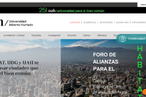 Alberto Hurtado University Website
