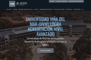 Viña del Mar University Website