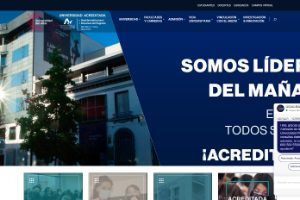 Pedro de Valdivia University Website