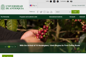 University of Antioquia Website