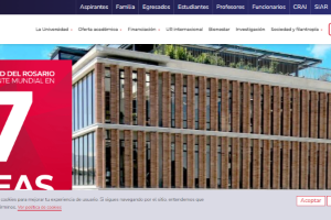 El Rosario University Website