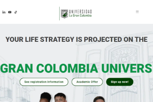 La Gran Colombia University Website