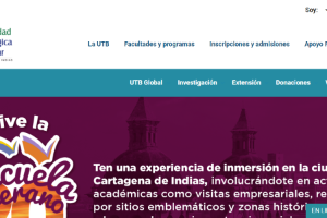 Technological University of Bolívar Website