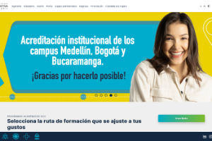 Co-operative University of Colombia Website