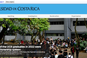 University of Costa Rica Website