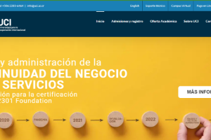 University for International Cooperation Website