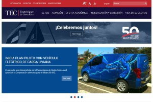Costa Rican University of Technology Website