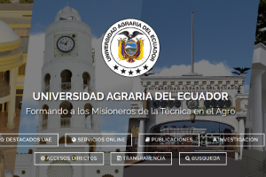 Agricultural University of Ecuador Website