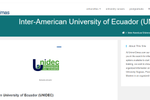 Universidad Interamericana del Ecuador Website