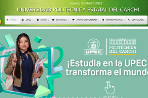 Universidad Politecnica Estatal del Carchi Website
