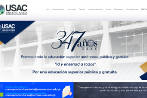 University of San Carlos of Guatemala Website