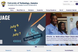 University of Technology, Jamaica Website