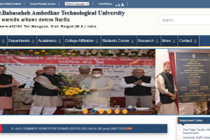 Dr. Babasaheb Ambedkar Technological University Website