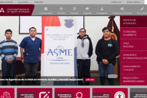 National University of San Agustín Website
