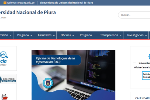 National University of Piura Website