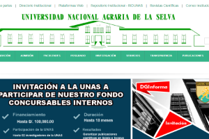 National University of Agriculture of La Selva Website