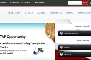 University of Puerto Rico-Ponce Campus Website
