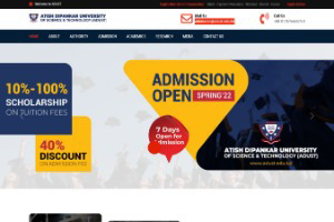 Atish Dipankar University of Science and Technology Website